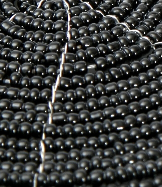 Bazar Bizar De Beaded Onderzetter - Zwart