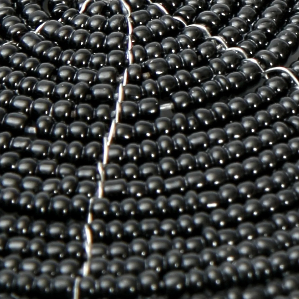 Bazar Bizar De Beaded Onderzetter - Zwart