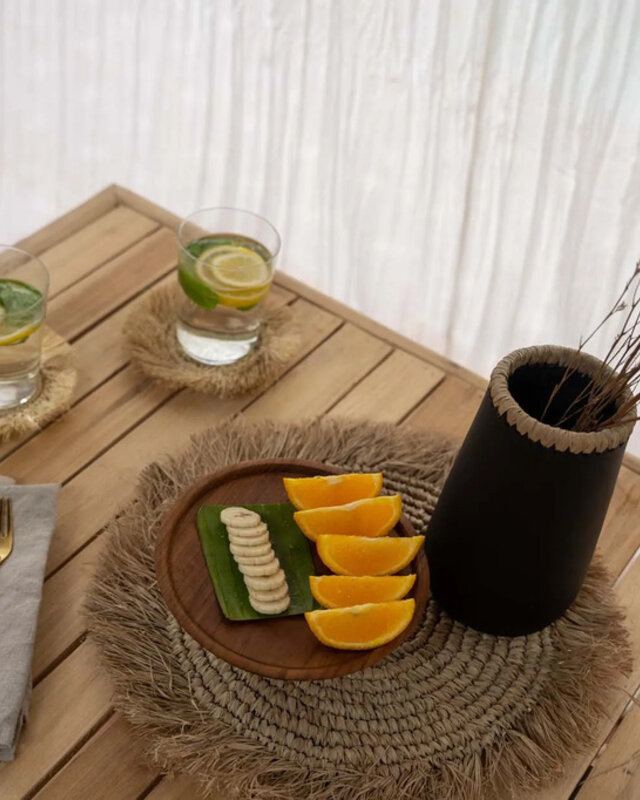 Bazar Bizar De Seagrass Raffia Placemat - Naturel