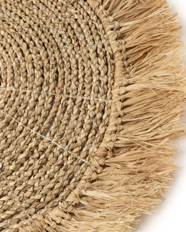 Bazar Bizar De Seagrass Raffia Placemat - Naturel
