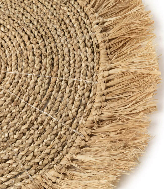 Bazar Bizar De Seagrass Raffia Placemat - Naturel