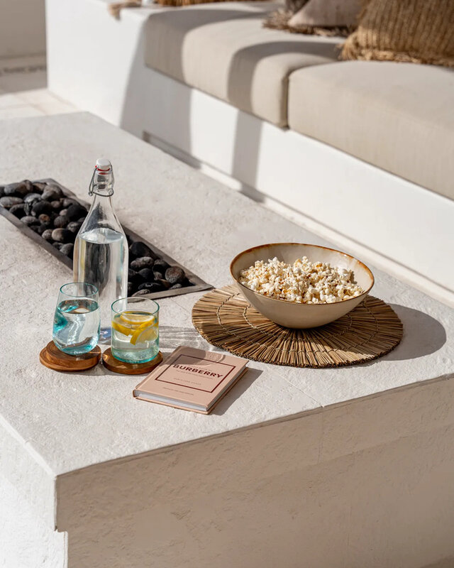 Bazar Bizar De Teak Root Boho Onderzetter