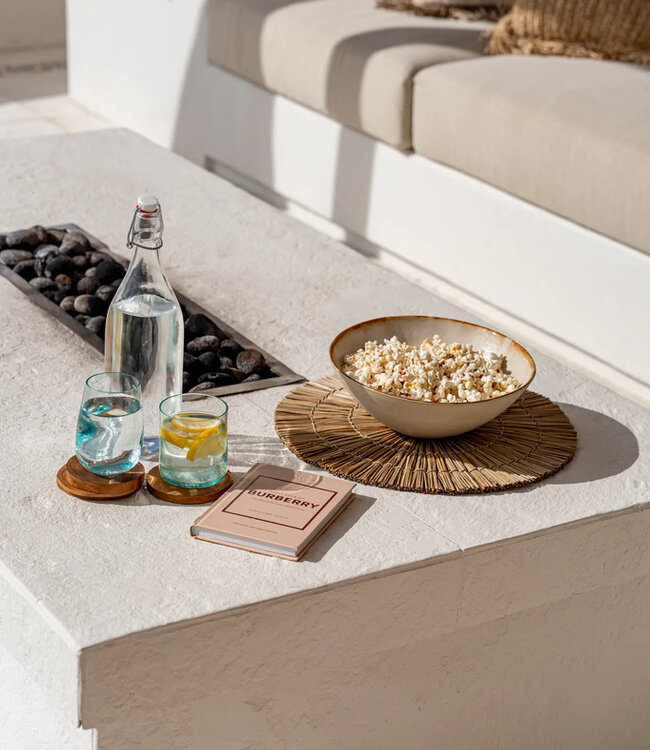 Bazar Bizar De Teak Root Boho Onderzetter