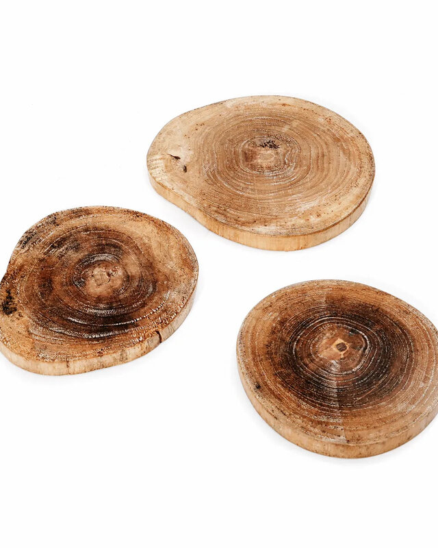 Bazar Bizar De Teak Root Boho Onderzetter