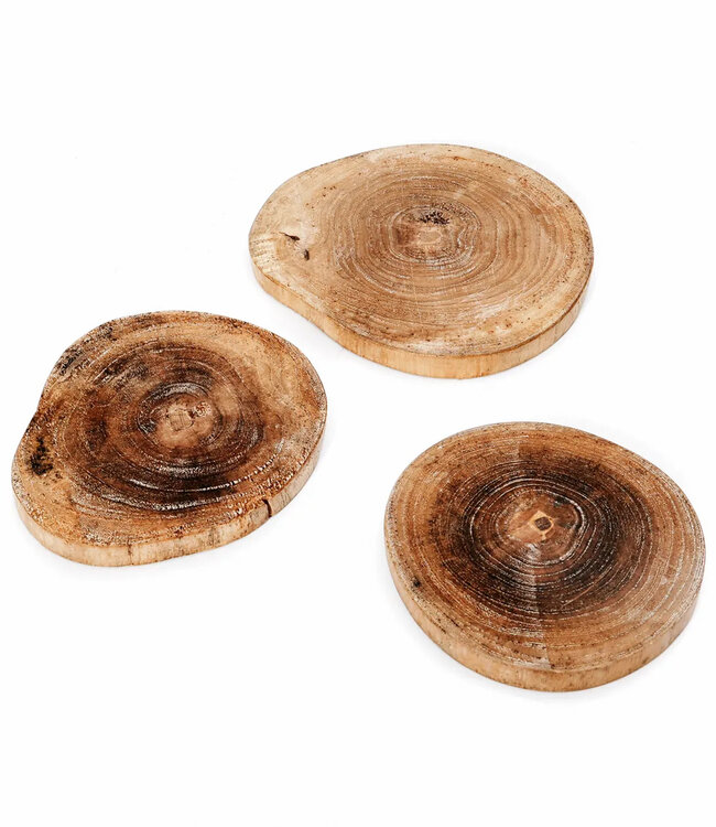 Bazar Bizar De Teak Root Boho Onderzetter