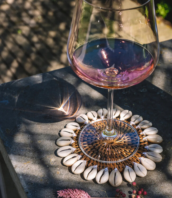 Bazar Bizar De Colonial Shell Onderzetter - Naturel Bruin