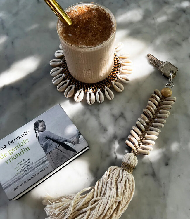 Bazar Bizar De Colonial Shell Onderzetter - Naturel Bruin