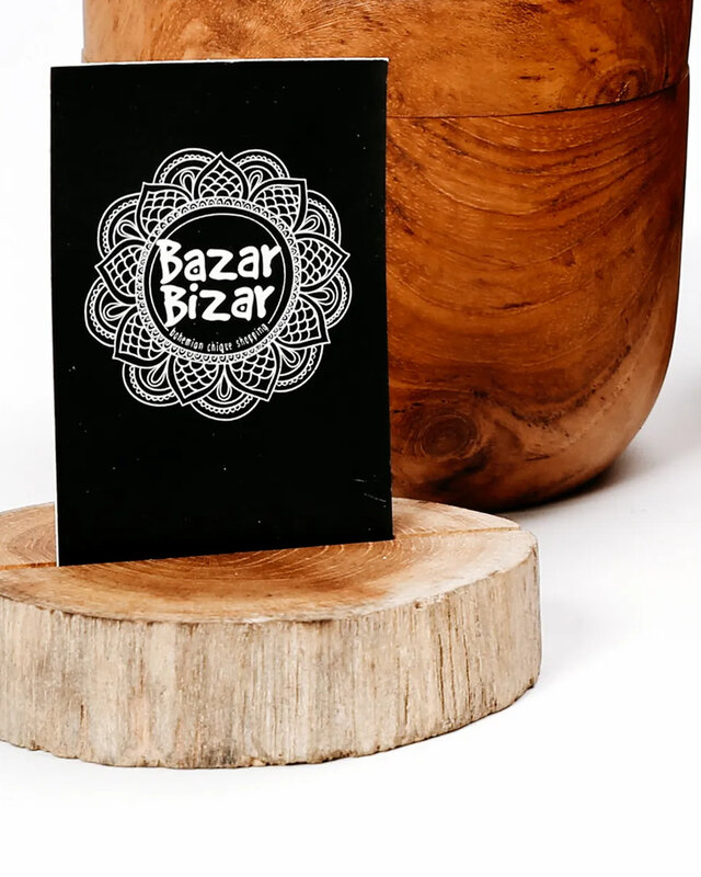 Bazar Bizar De Teak Root Kaarthouder