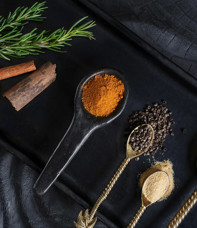 Bazar Bizar De Palm Tree theelepel - Goud