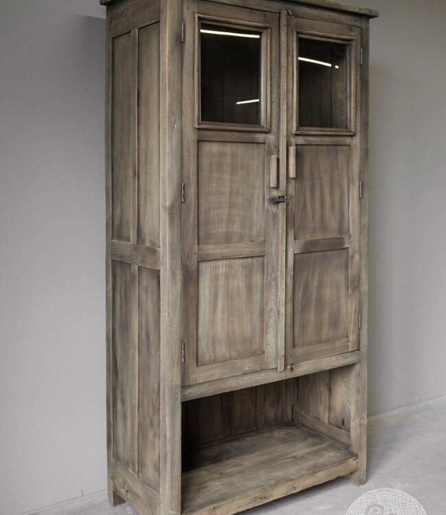 Be-Uniq Oude Kast | Rustiek Verweerd | H195xB96xD43 cm