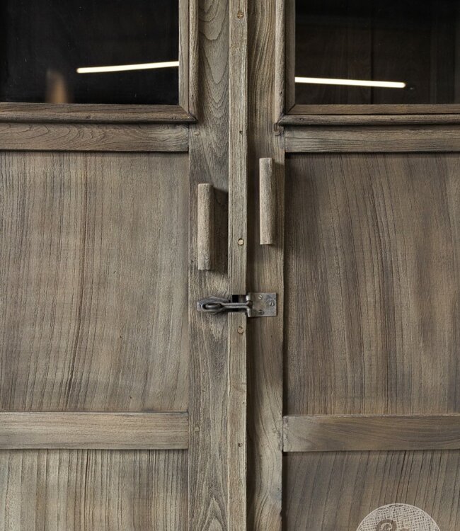 Be-Uniq Oude Kast | Rustiek Verweerd | H195xB96xD43 cm