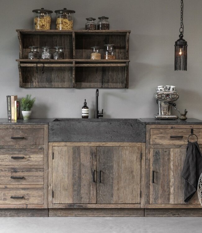 Be-Uniq Module 1-Deurs 1-Lade Kastje | K007