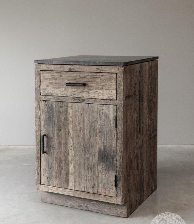 Be-Uniq Module 1-Deurs 1-Lade Kastje | K007