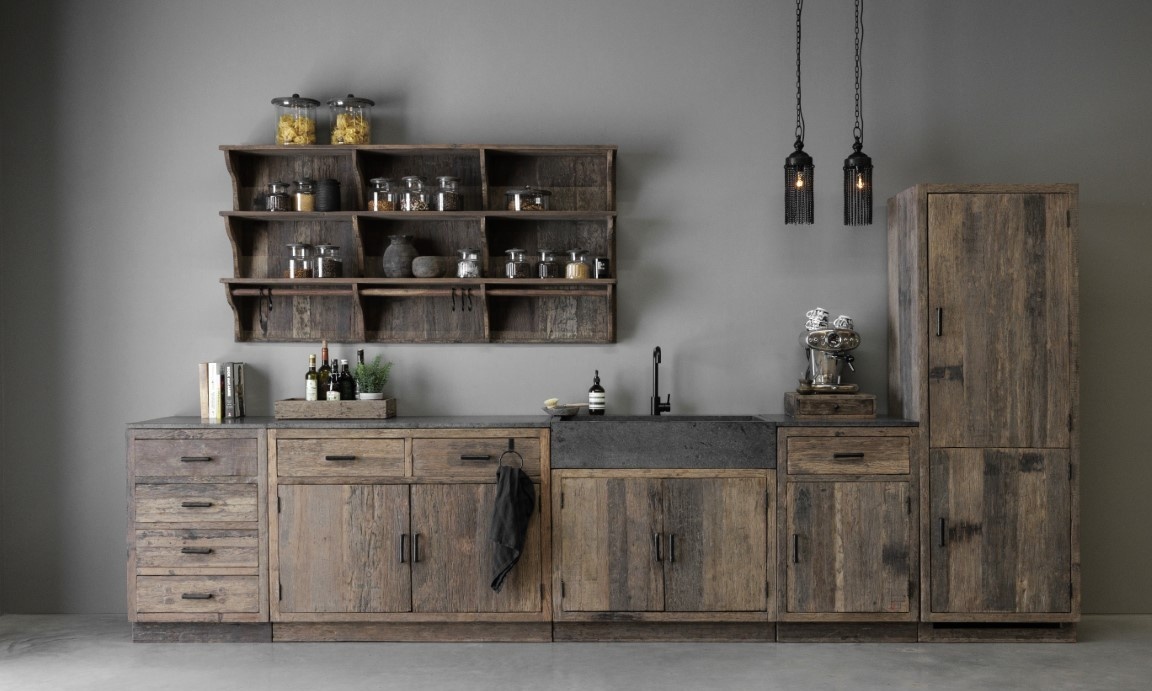 Be-Uniq Landelijke Houten Keuken | Mix & Match
