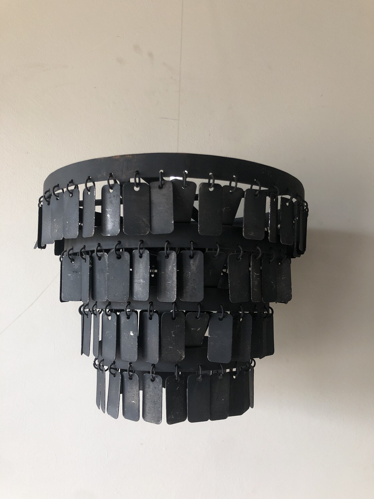 Rene Houtman Hanglamp Hangertjes | Zwart | Tweede Kansje!