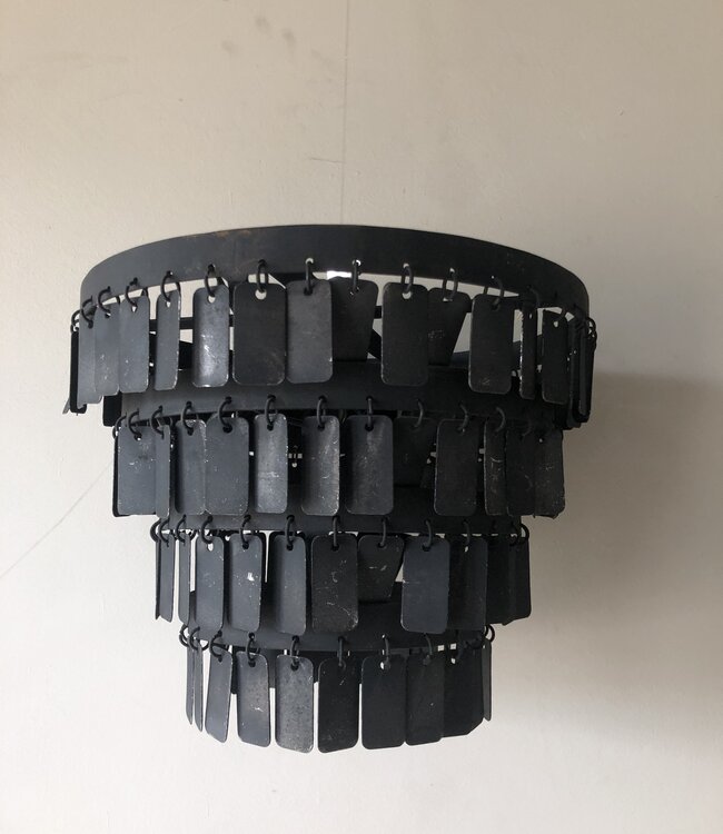 Rene Houtman Hanglamp Hangertjes | Zwart | Tweede Kansje!