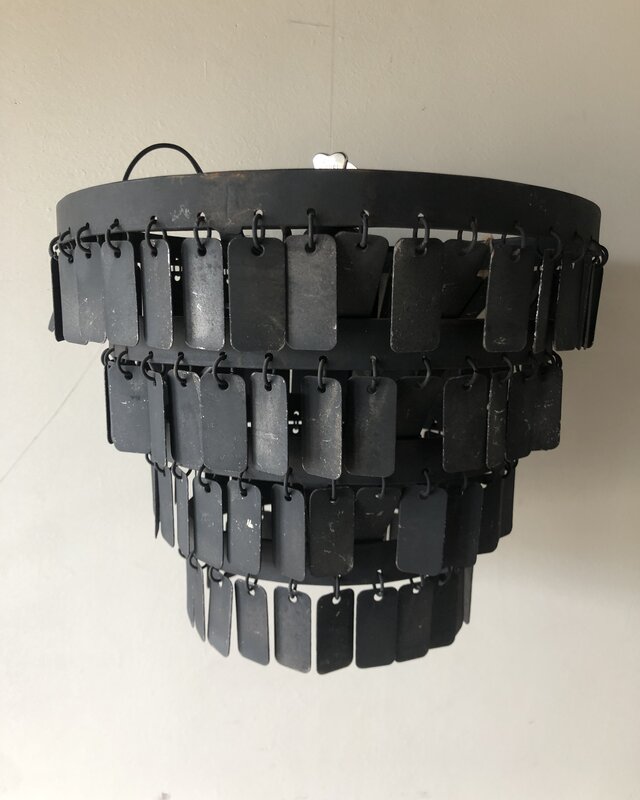 Rene Houtman Hanglamp Hangertjes | Zwart | Tweede Kansje!