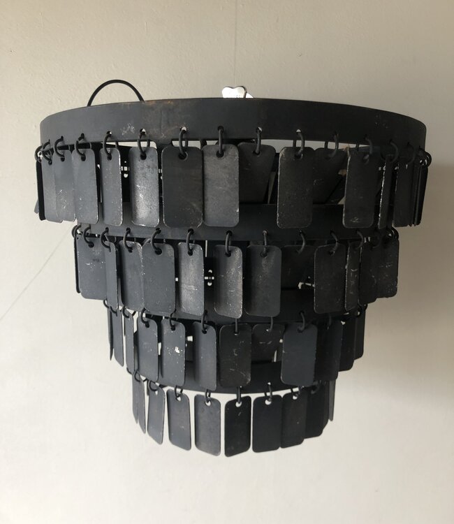 Rene Houtman Hanglamp Hangertjes | Zwart | Tweede Kansje!