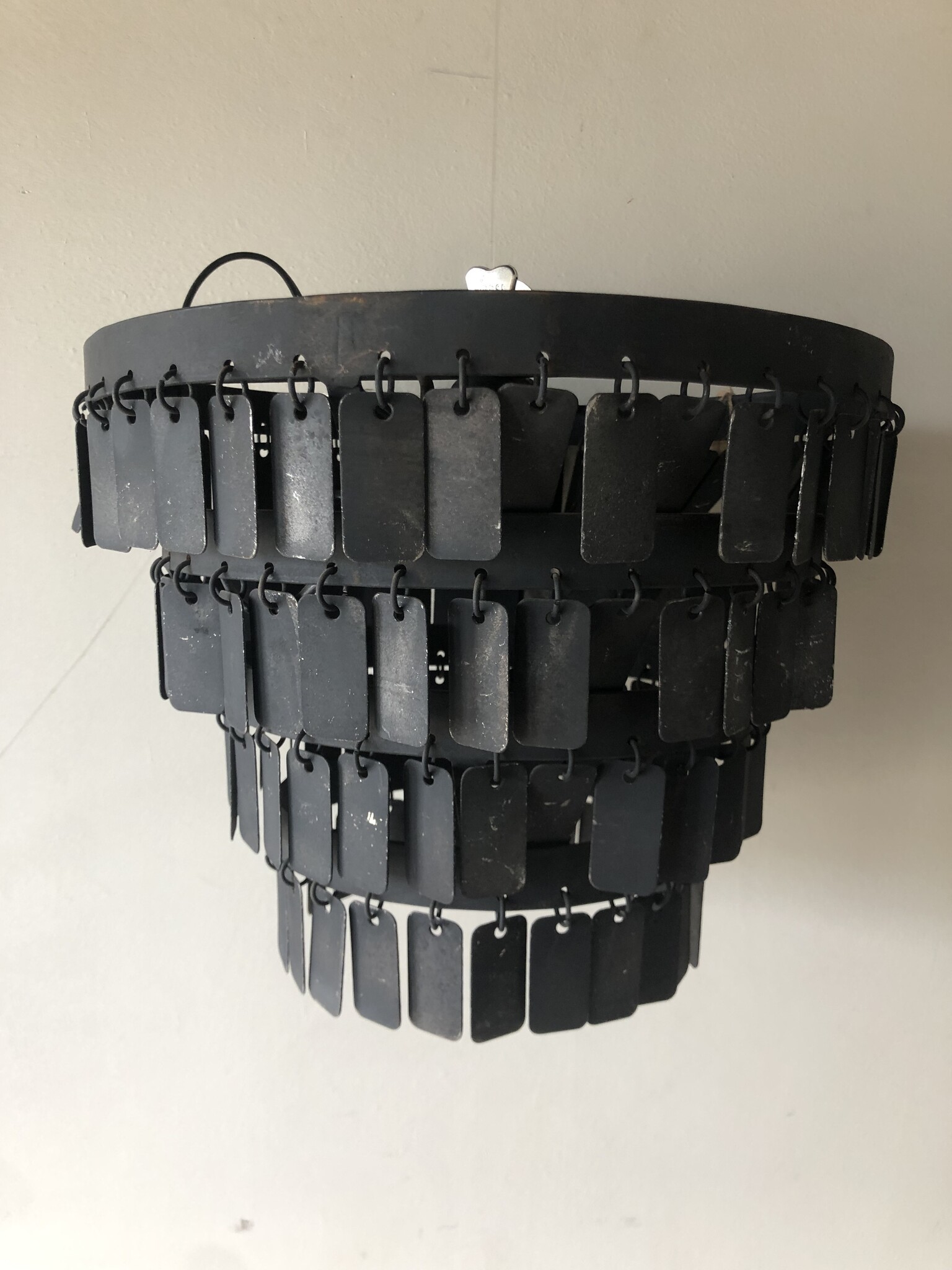 Rene Houtman Hanglamp Hangertjes | Zwart | Tweede Kansje!