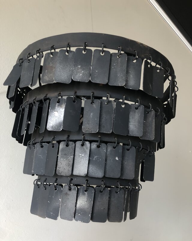 Rene Houtman Hanglamp Hangertjes | Zwart | Tweede Kansje!