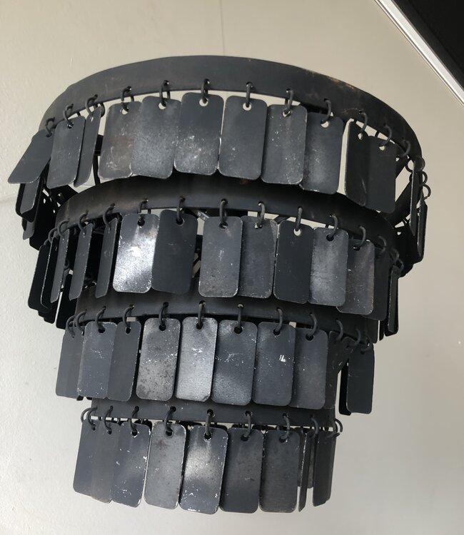 Rene Houtman Hanglamp Hangertjes | Zwart | Tweede Kansje!