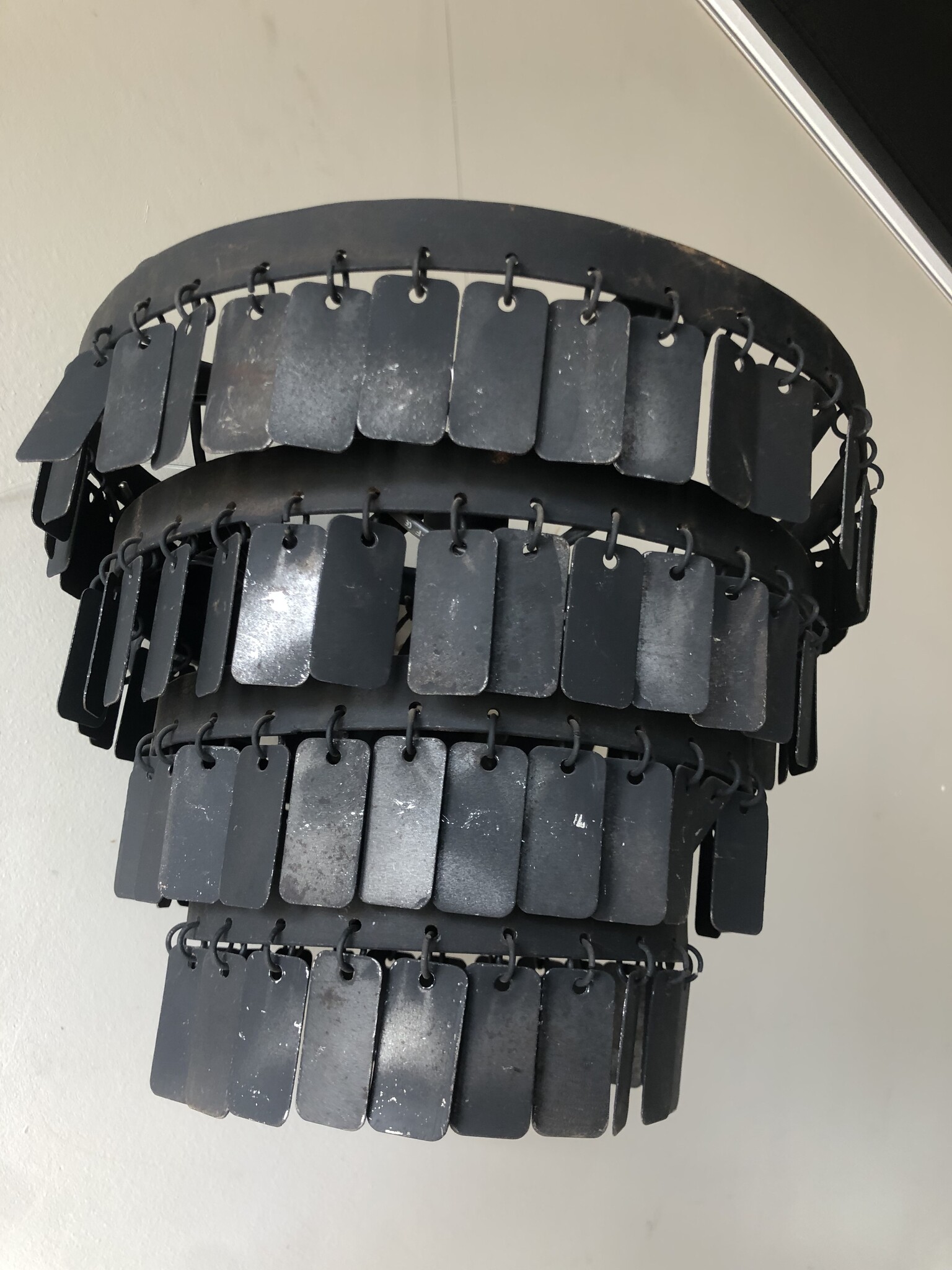 Rene Houtman Hanglamp Hangertjes | Zwart | Tweede Kansje!