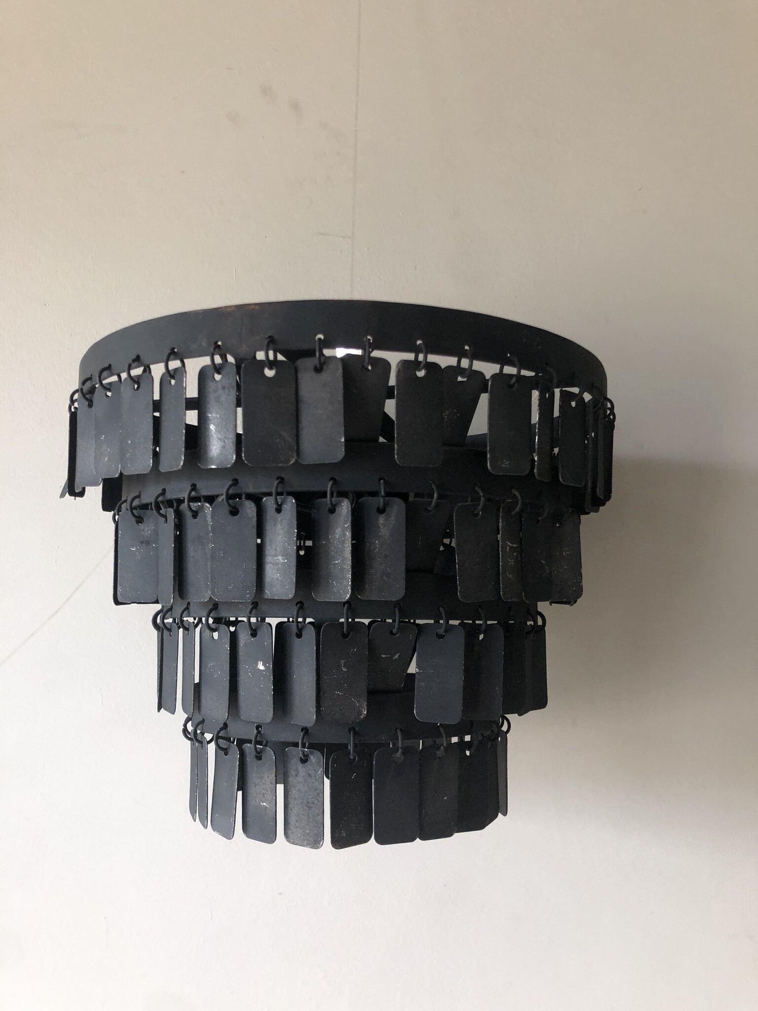 Rene Houtman Hanglamp Hangertjes | Zwart | Tweede Kansje!