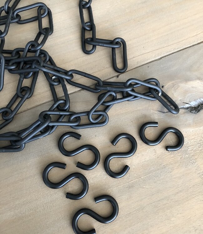 Rene Houtman Hanglamp Hangertjes | Zwart | Tweede Kansje!