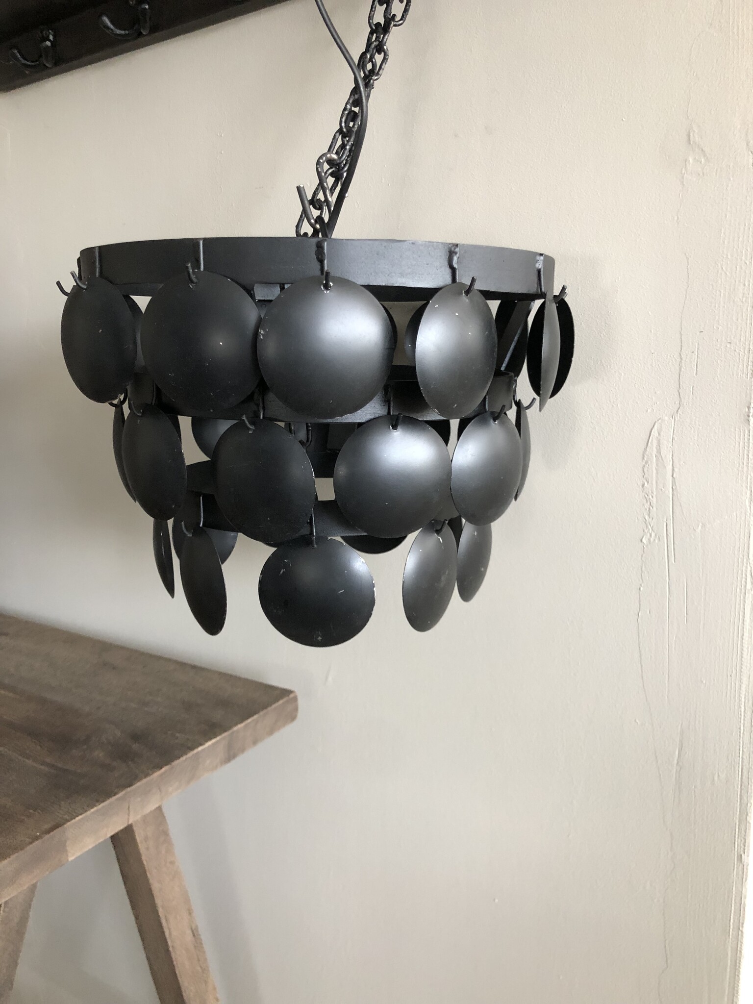 Rene Houtman Hanglamp Schijfjes | Zwart | Tweede Kansje!