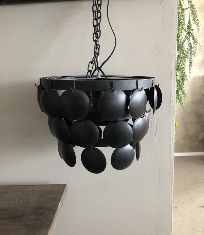Rene Houtman Hanglamp Schijfjes | Zwart | Tweede Kansje!