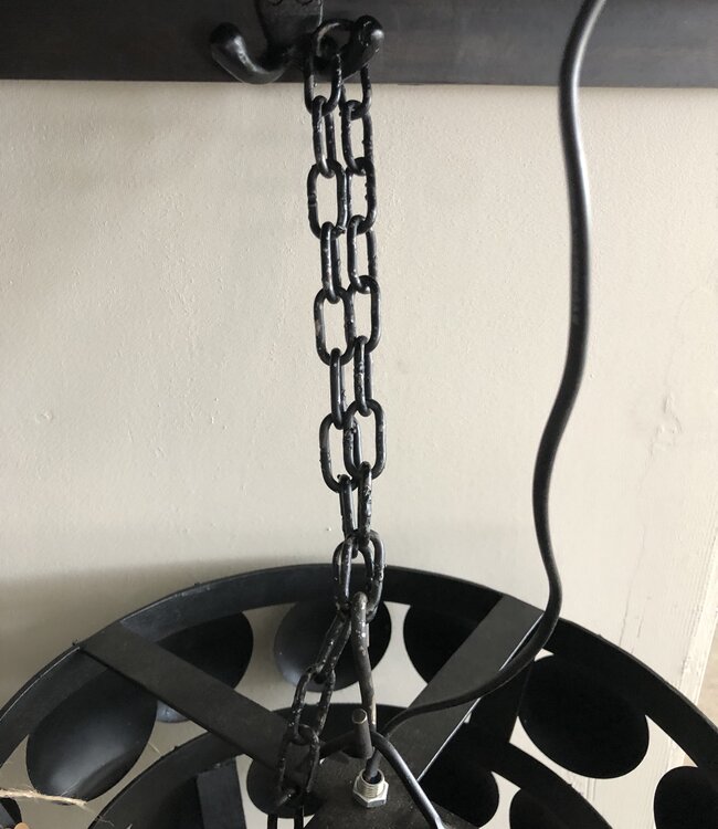 Rene Houtman Hanglamp Schijfjes | Zwart | Tweede Kansje!