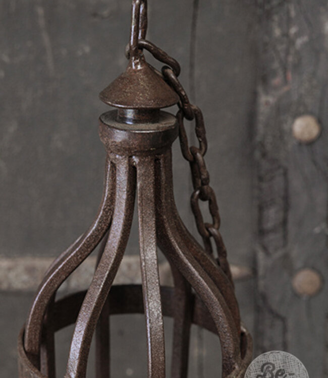Be-Uniq Kandelaar Smeedijzer | Viking | H37 x B14 x D14 cm