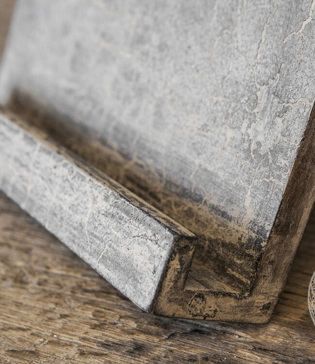 Be-Uniq Boekensteun Jamie | Grey Finish | H34 x B24 x D16 cm