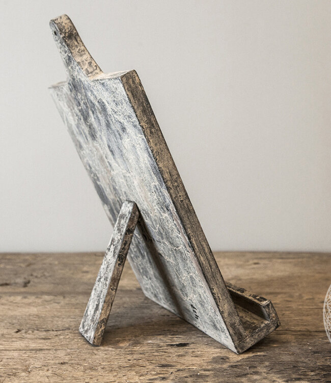 Be-Uniq Boekensteun Jamie | Grey Finish | H34 x B24 x D16 cm