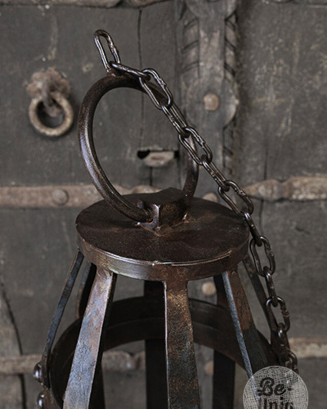 Be-Uniq Kandelaar Smeedijzer | Viking | H56 x B21 x D21 cm