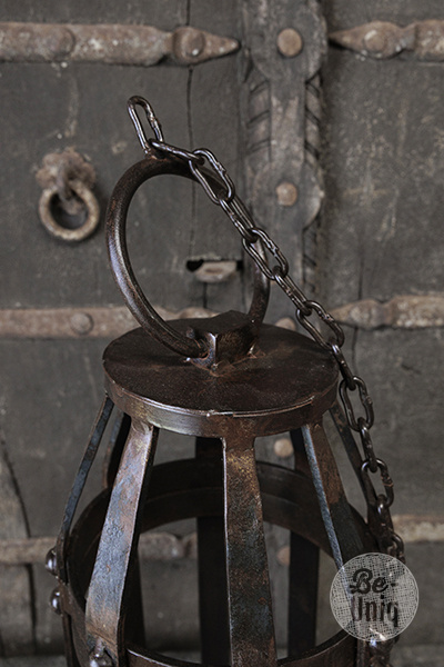 Be-Uniq Kandelaar Smeedijzer | Viking | H56 x B21 x D21 cm