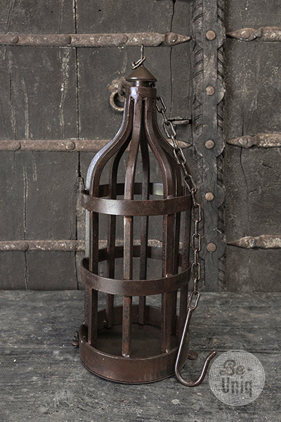 Be-Uniq Kandelaar Smeedijzer | Viking | H53 x B19 x D19 cm