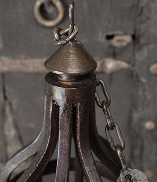 Be-Uniq Kandelaar Smeedijzer | Viking | H53 x B19 x D19 cm