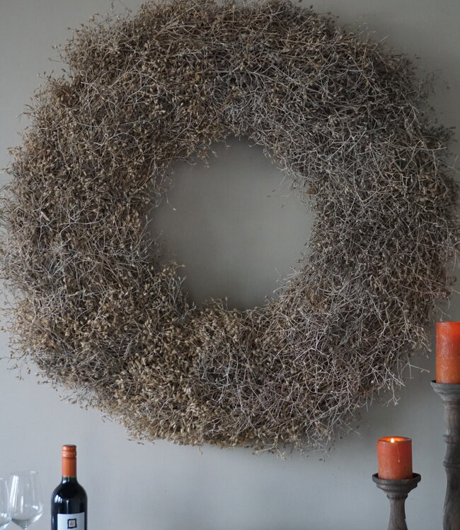 Rene Houtman Distelkrans | White Wash | D100 cm