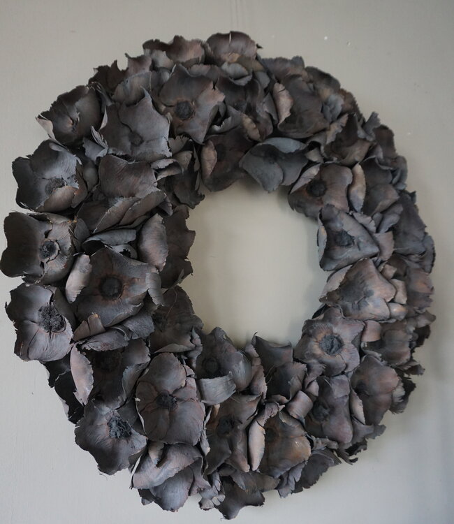 Rene Houtman Krans Palm Cup | Grey Wash | 80 cm