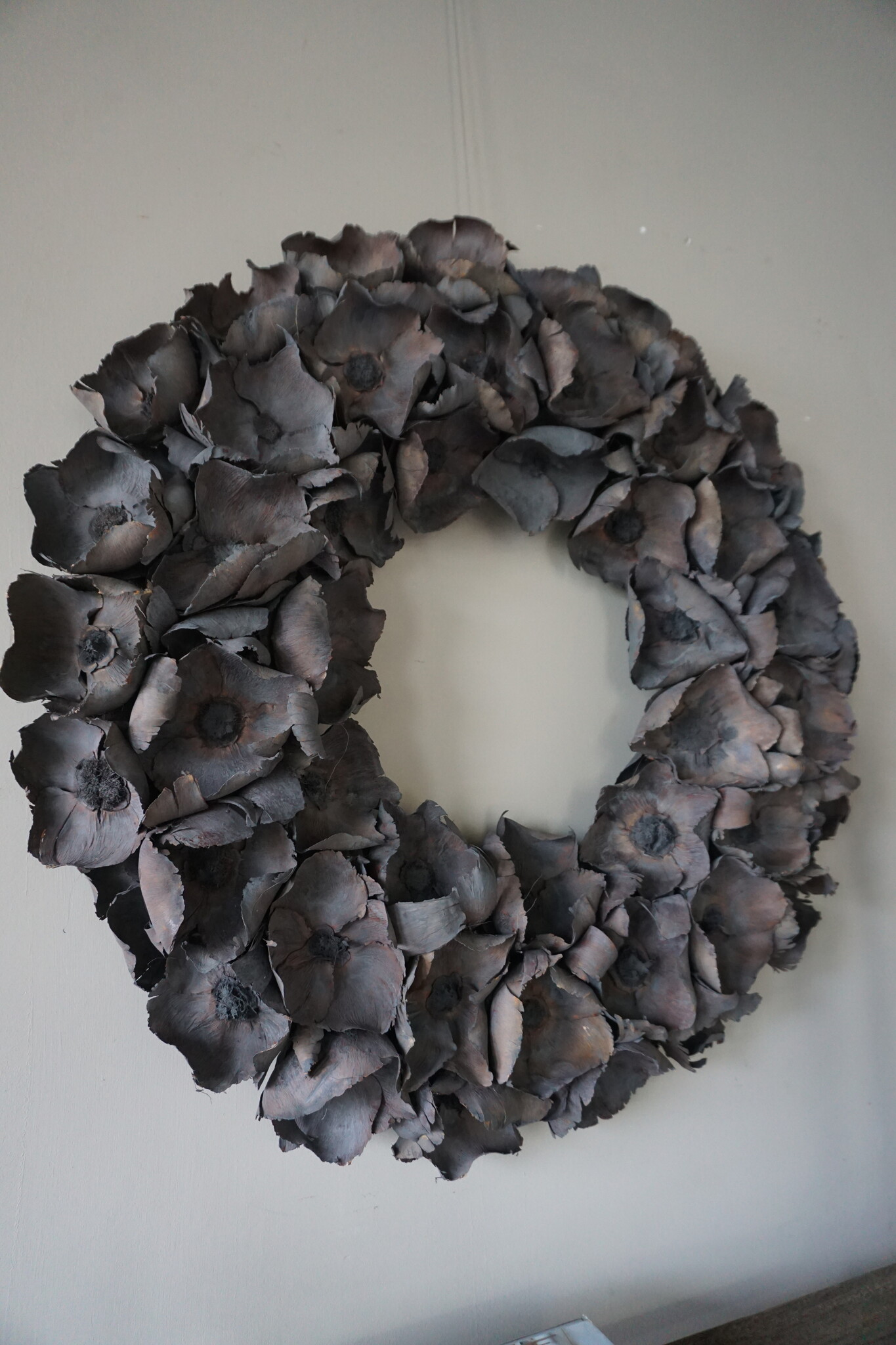 Rene Houtman Krans Palm Cup | Grey Wash | 80 cm