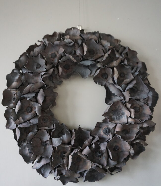 Rene Houtman Krans Palm Cup | Grey Wash | 80 cm