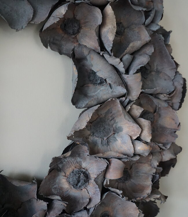 Rene Houtman Krans Palm Cup | Grey Wash | 80 cm