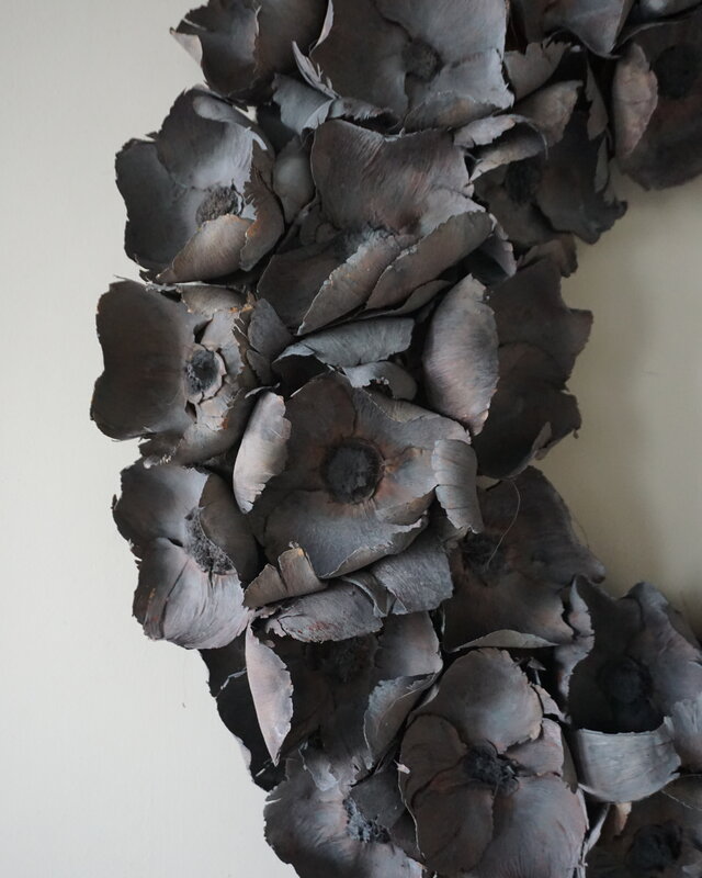 Rene Houtman Krans Palm Cup | Grey Wash | 80 cm