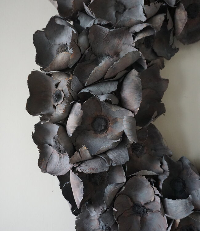 Rene Houtman Krans Palm Cup | Grey Wash | 80 cm