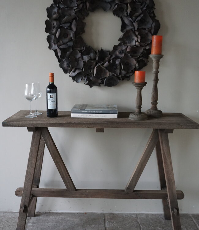 Rene Houtman Krans Palm Cup | Grey Wash | 80 cm