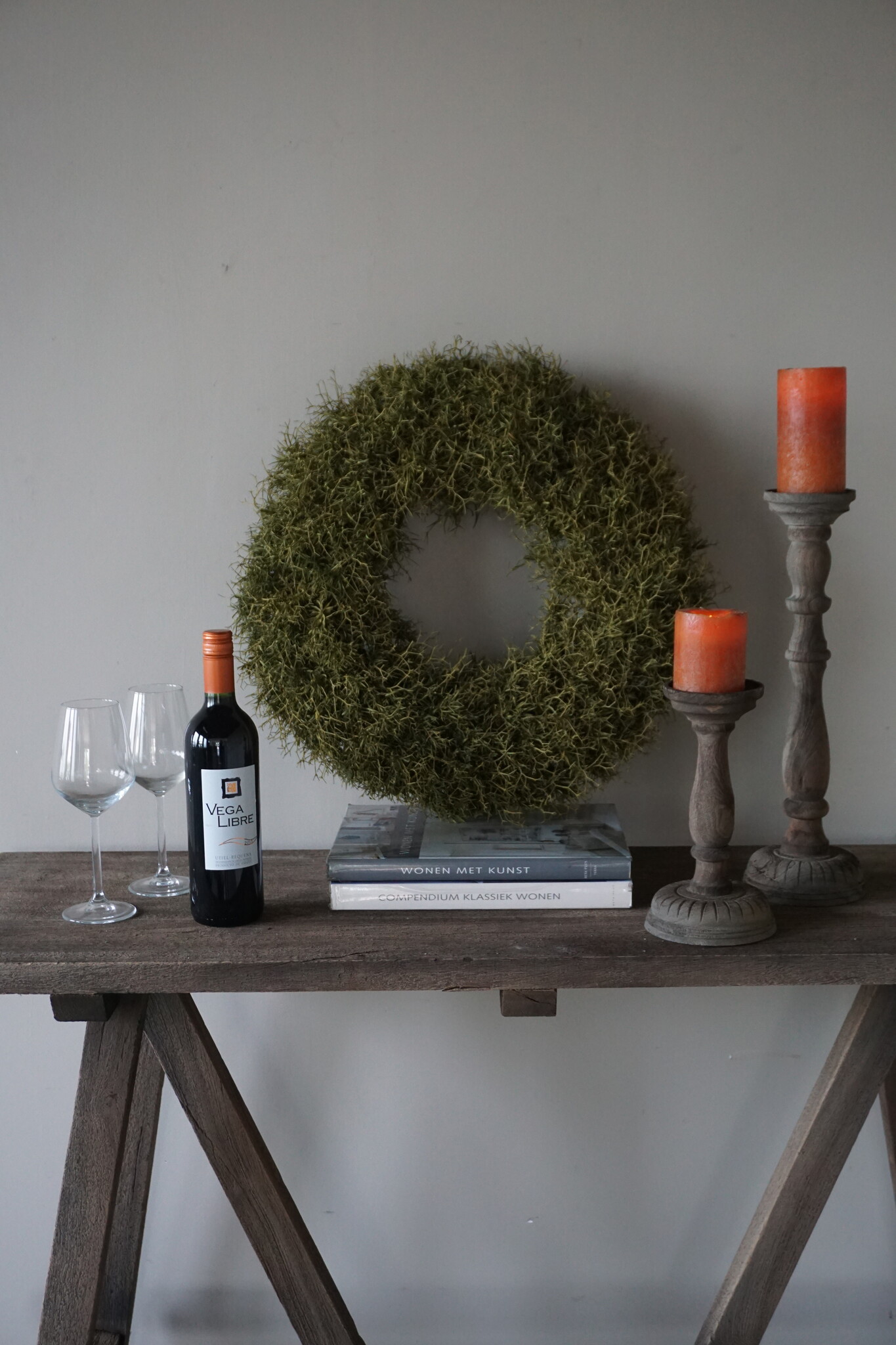 Rene Houtman Krans Iron Bush | Naturel | D50 cm