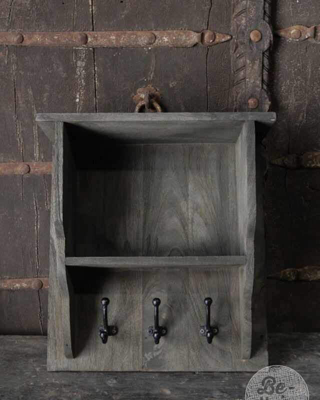 Be-Uniq Wandrekje Agra | Rustiek Verweerd | H45 x B40 x D15 cm