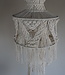 Rene Houtman Hanglamp Macramé | Wit | H110 x D36 cm