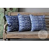 Sierkussens Indigo | Set van 2 | Dessin C | H45 x B45 cm